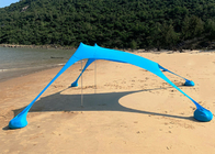 Protezione uv 210X210X170CM di Leica del poliestere di pop-up della spiaggia della tenda blu del parasole fornitore