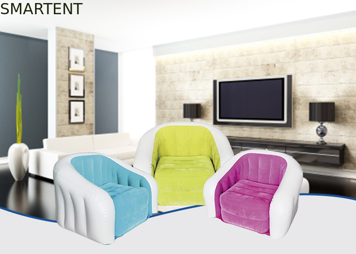 Sedia gonfiabile colorata di stupore del sofà che si affolla il PVC all'aperto gonfiabile 74X74X64Cm della mobilia fornitore
