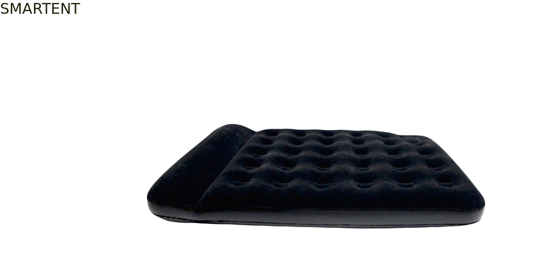 Materassino gonfiabile portatile all'aperto/dell'interno del materasso di campeggio gonfiabile nero di lusso di svago fornitore