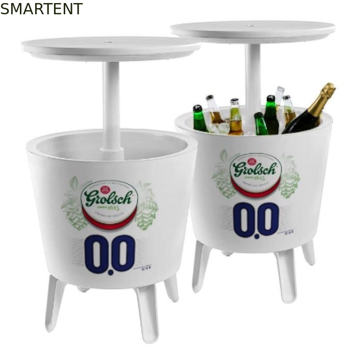 Contenitore refrigerante da tavolo in plastica di colore bianco multifunzionale moderno per esterni 49.5DX57Hcm fornitore