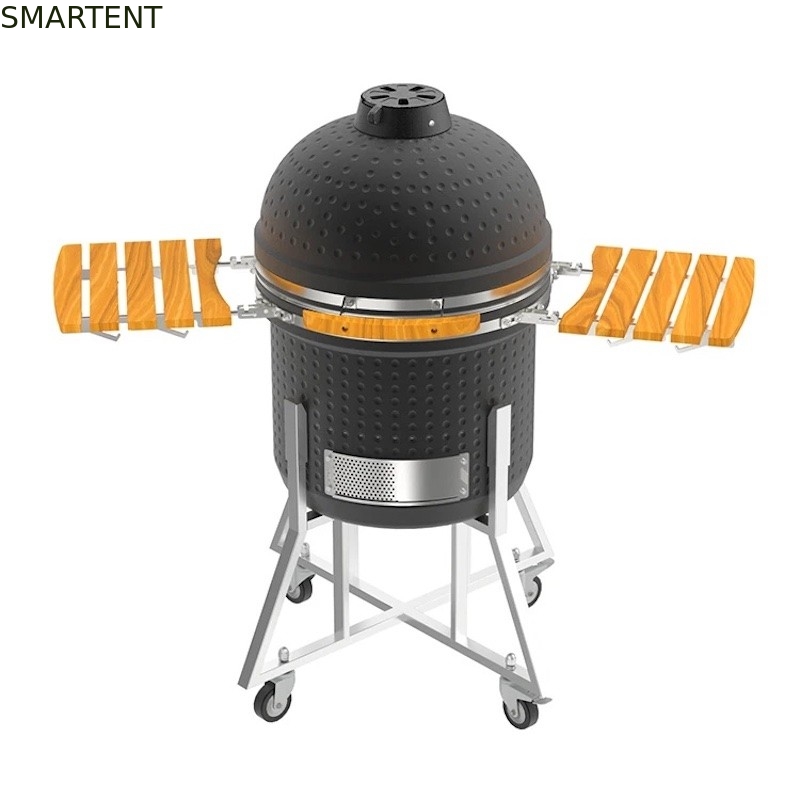 Metallo all'aperto Shell Kamado Charcoal Barbecue Grill d'acciaio a 22 pollici fornitore