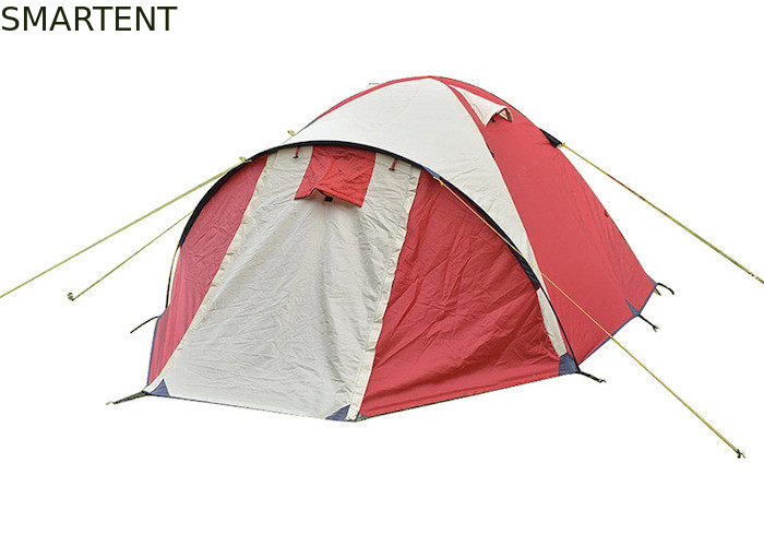 350*210*135CM All'aperto Four Season Camper Shelter PU Coated Double Layer Trekking Tent fornitore