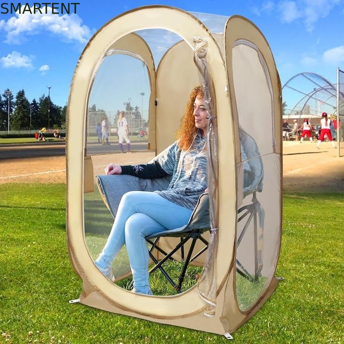 35*35*60 pollici beige impermeabile ai raggi UV protetto Pop Up tende sportive con facile installazione include sacchetto di trasporto fornitore