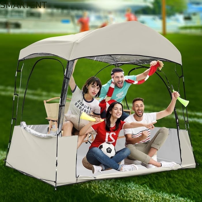 2.41*2.10*1.50M 6 Persone Stringa Fibra di Vetro Cornice Pop Up Sport Tende Con Protezione UV E Disegno Impermeabile fornitore