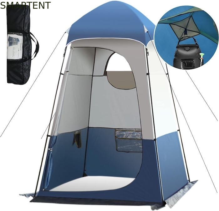 160*160*240CM Blu impermeabile 210T Polyester Pop Up tende di privacy con protezione UV per campeggio e eventi all'aperto fornitore