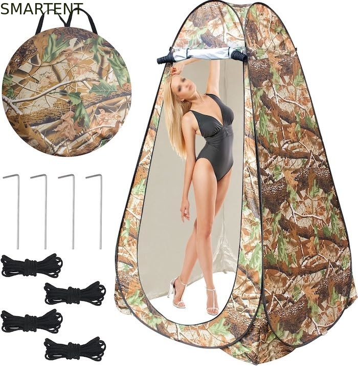 47.2*47.2*74.8Inch Custom Camuffamento 190T Polyester Pop Up Tende di privacy con protezione UV Disegno impermeabile fornitore