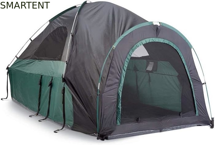 Tenda da campeggio per 2 persone per esterni, installazione rapida, doppio colore, impermeabile, poliestere, camion pickup, con pali in fibra di vetro fornitore