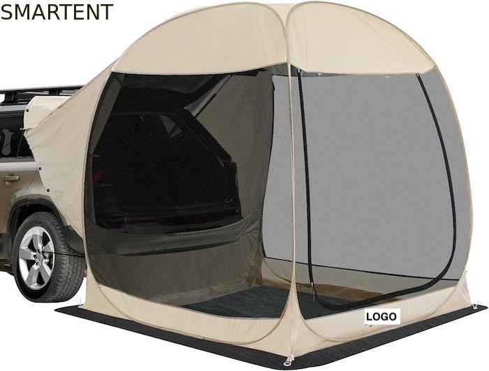2.13*2.13*2.18M Colore beige Protezione UV impermeabile rivestito poliestere Pop Up Sport Utility Vehicle Tenda da campeggio fornitore