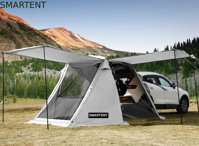 Tenda da campeggio per SUV portatile impermeabile rivestita in poliestere con facile installazione di 10 minuti per 2-4 persone fornitore