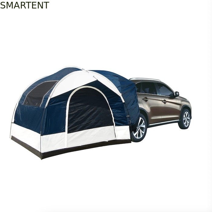 2.44*2.44*2.19M 6 Persone Blu impermeabile rivestito di poliestere Car Camping Tent con 2 finestre 4 stagione Quick Setup fornitore