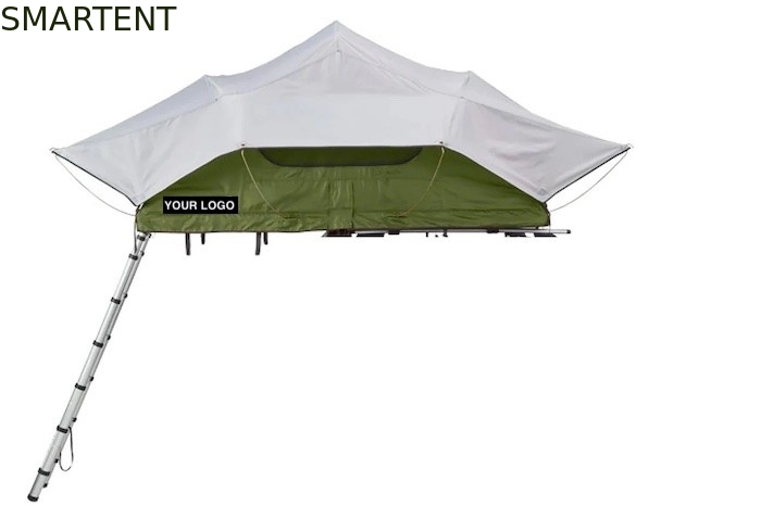 56*96*48'inchi doppio colore Heacy Duty Aluminum Frame impermeabile 600D Ripstop Polyester Tesla Roof Camping Tent fornitore