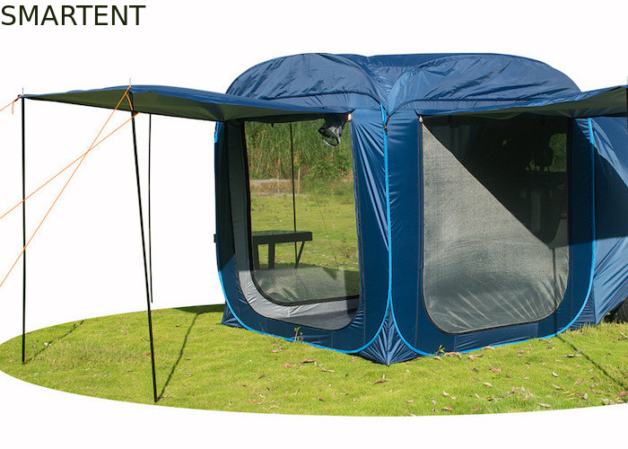 200*200*196CM Spaziosa all'aperto impermeabile 210T Pop Up Roof Tent con 3 porte laterali per un'installazione rapida fornitore