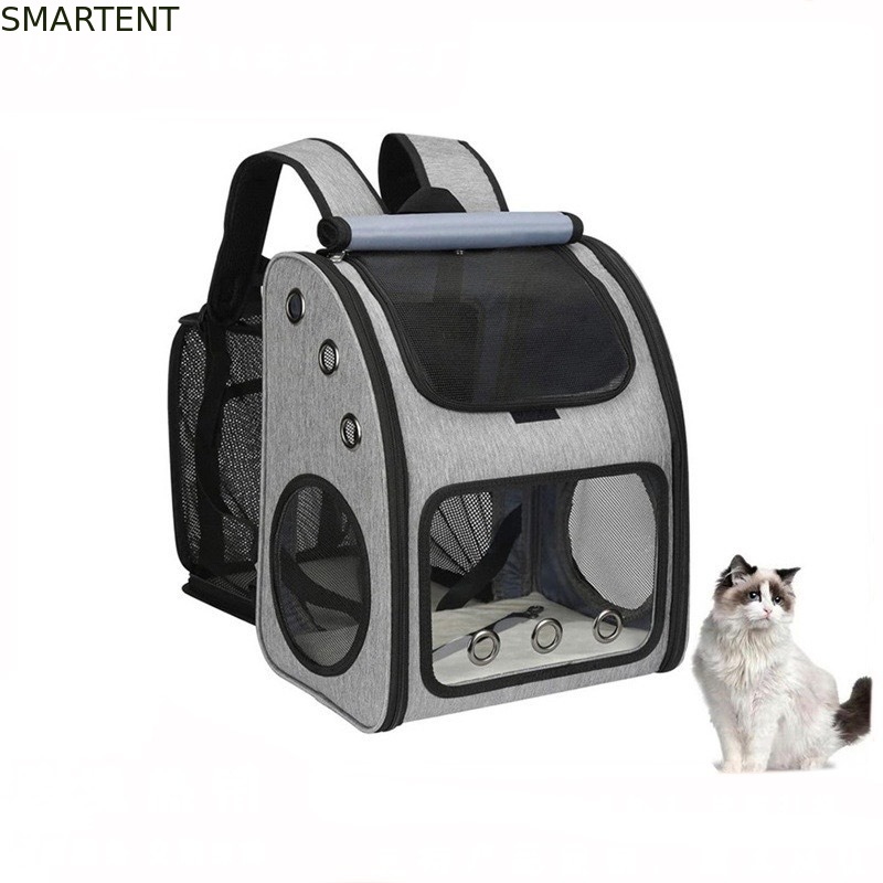 Borsa da viaggio espandibile per animali domestici da esterno 34*27*42.5CM, non tossica, simpatici accessori per animali domestici, unisex, in grigio. Caratteristiche: resistente, lavabile. fornitore