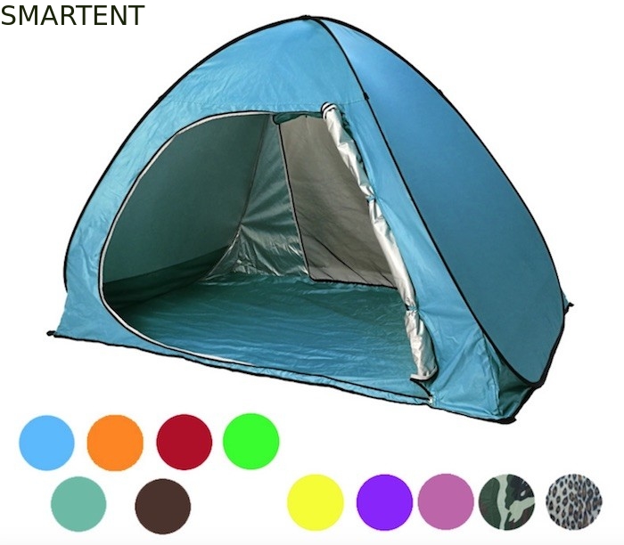 165*200*130cm Tenda da campeggio per 2 persone all'aperto Blu impermeabile UV resistente 190T Pop Up Shelter fornitore