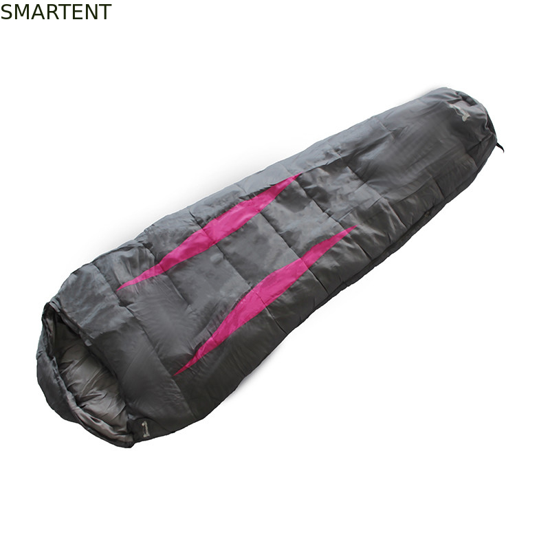 Viaggio all'aperto Campeggio Acqua resistente Nero 190T Poly Cotton Mountain Sleeping Bag 230X80X50cm fornitore