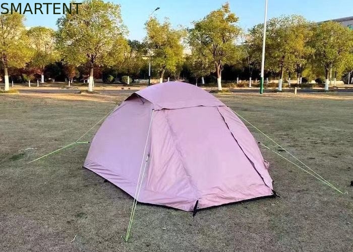 Tenda da campeggio gonfiabile rosa PU3000mm Tenda da campeggio gonfiabile 3 persone fornitore