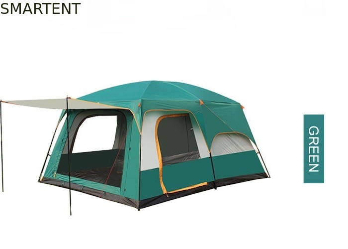 Verde automatico impermeabile del poliestere PU3000MM della tenda di campeggio della famiglia 190T fornitore