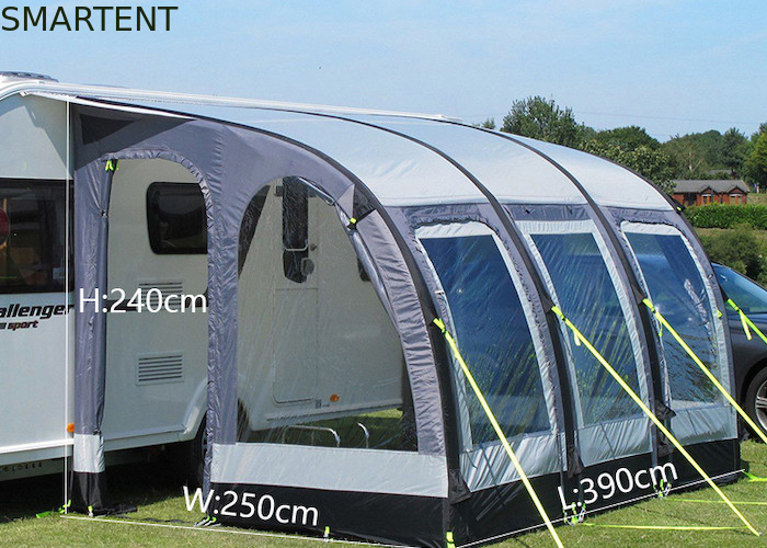 Tenda grigia della tenda del lato dell'automobile del RW del caravan dell'aria della tenda 300D Oxford del lato del tetto dell'automobile di 390X250X240CM fornitore