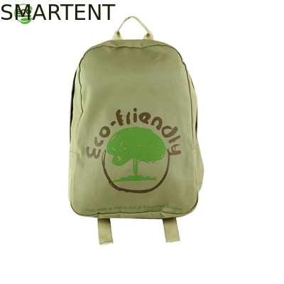 Zaino casuale verde 40x29x15Cm di colore RPET degli accessori amichevoli su ordinazione di Eco