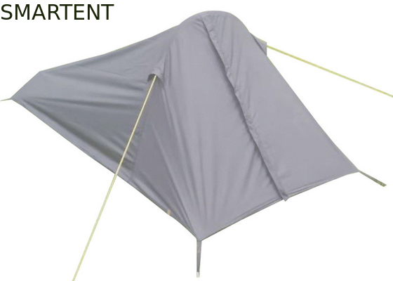 Attrezzatura da campeggio all'aperto Tenda da trekking gonfiabile a 1 persona impermeabile nera in poliestere 190T con rivestimento in PU a doppio strato