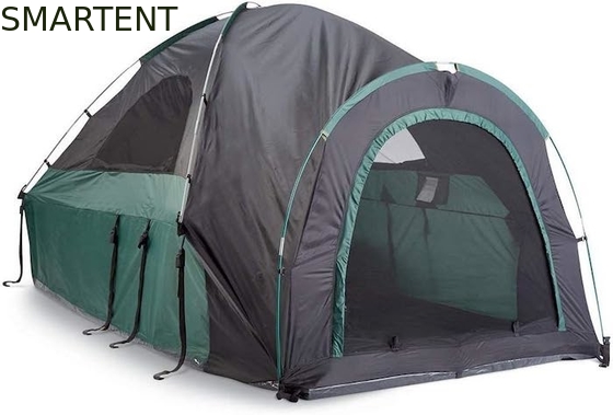 Tenda da campeggio per 2 persone per esterni, installazione rapida, doppio colore, impermeabile, poliestere, camion pickup, con pali in fibra di vetro