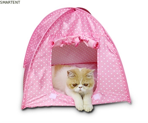 Il poliestere variopinto leggero impermeabilizza Cat Tent Cute Pet Supplies 43x43x41cm